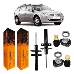 Par Amortiguadores Delanteros Megane Gt + Kits 10 2011 Cofap