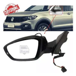 Retrovisor ORIGINAL T-cross 2019 2020 2021 2022 Intermitente Eléctrico Le sin carcasa