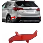 Reflector parachoques trasero hyundai santa fe 2012 al 2016