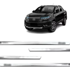 Moldura Lateral Strada 2024 2025 Slim Cromo 4 Puertas