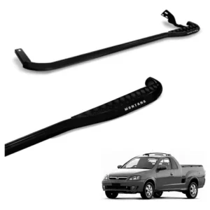 Montana 2008 A 2009 Escalón lateral Tubolar con placa negra