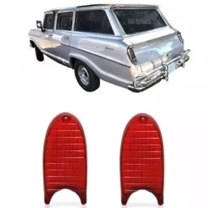 Lente Linterna Trasera Veraneio Rojo (par)