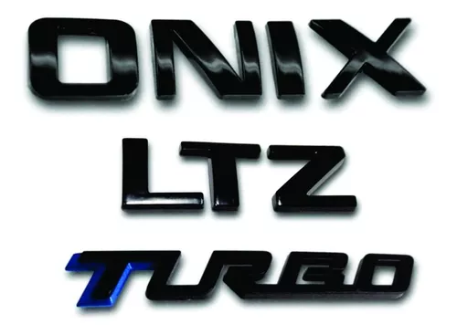 Onix Ltz Turbo Black Emblem 2021 Sobre 3 piezas
