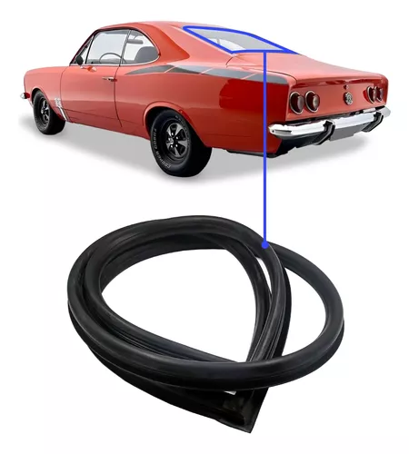 Goma de vidrio trasero Chevrolet Opala 1968 a 1992