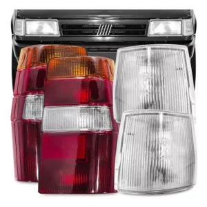 Fiorino 91 92 93 A 96 Par de luces traseras tricolores