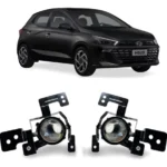 Par de Faros Antiniebla para Hyundai HB20 / HB20S 2023 2024 2025 – Cristal