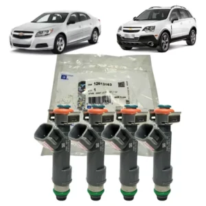 04 Inyectores originales GM Captiva 2.4 4cil 2009 2010