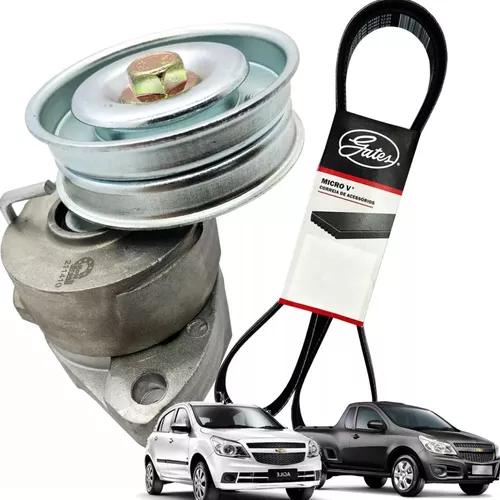 Kit Correa Alternador + Tensor Agile 1.4 8v 2012 2013 2014