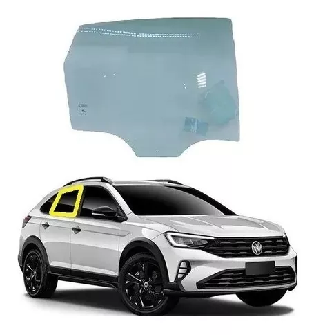 Cristal Puerta Trasera Derecha Volkswagen Nivus 2020 AL 2022