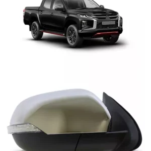 L200 2021 2022 2023 Espejo retrovisor eléctrico cromado con señal de giro precio unitario derecho/izquierdo