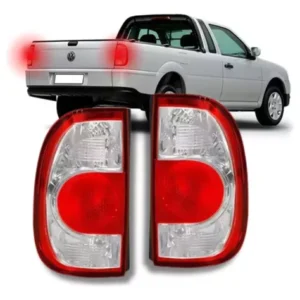 Par Linterna Trasera Saveiro G4 2005 2006 2007 2008 Bicolor