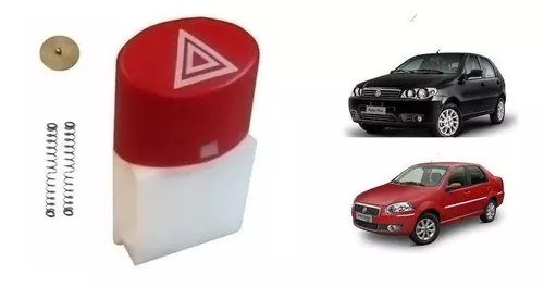 Fiat Fiorino 2011 a 2016 Botón de luz de emergencia