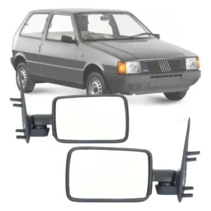 Par de Retrovisores con Control para Fiat Uno 1985 a 1991 – Calidad y Estilo Original