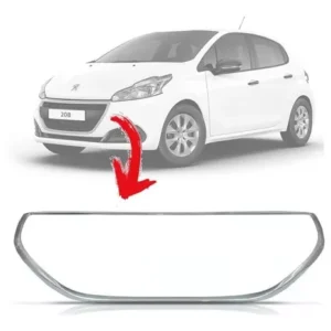 Molduras de parrilla cromadas Peugeot 208 2013 2014 2015