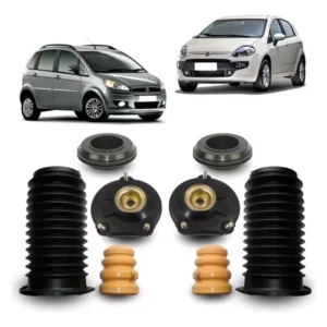 kit completo cazoletas delanteras con grapodinas fiat punto/linea