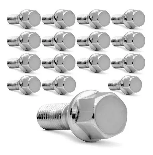 Kit 16 tornillos cromados llantas de aleación