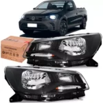 Par farol Saveiro 2024 2025  Borde Robusto Negro Original