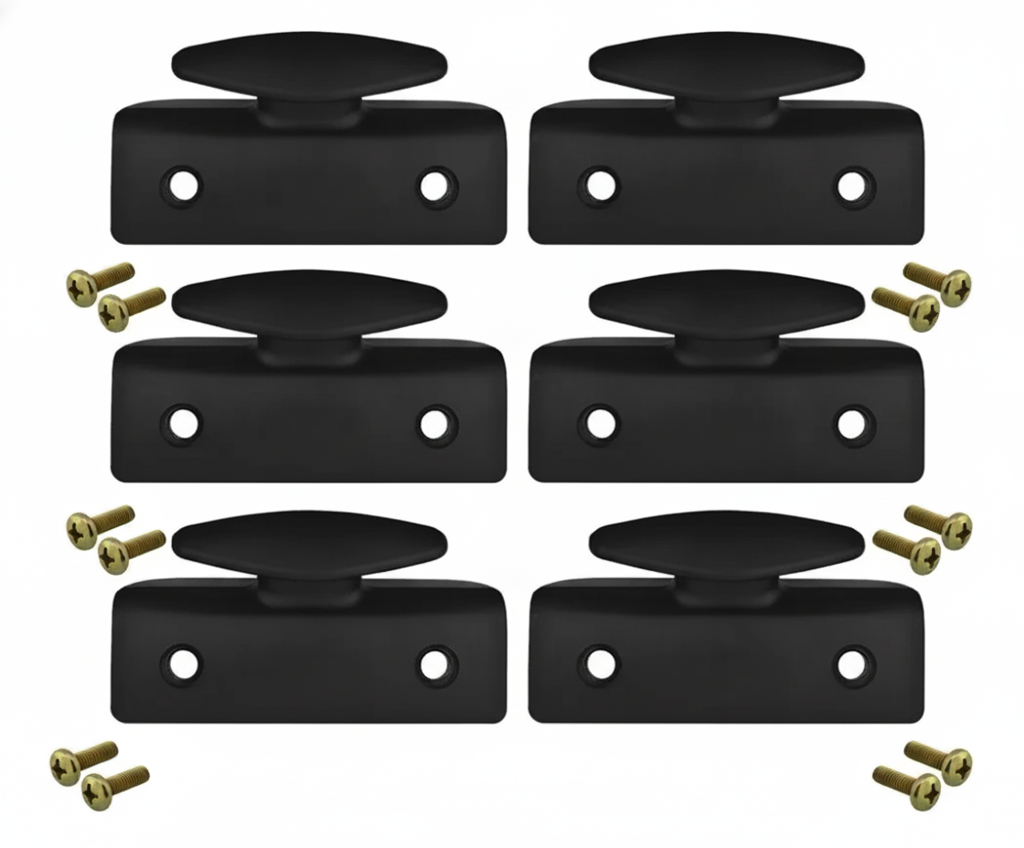 Kit de 6 ganchos para caja de camioneta para Saveiro G3 y G4 con tornillos