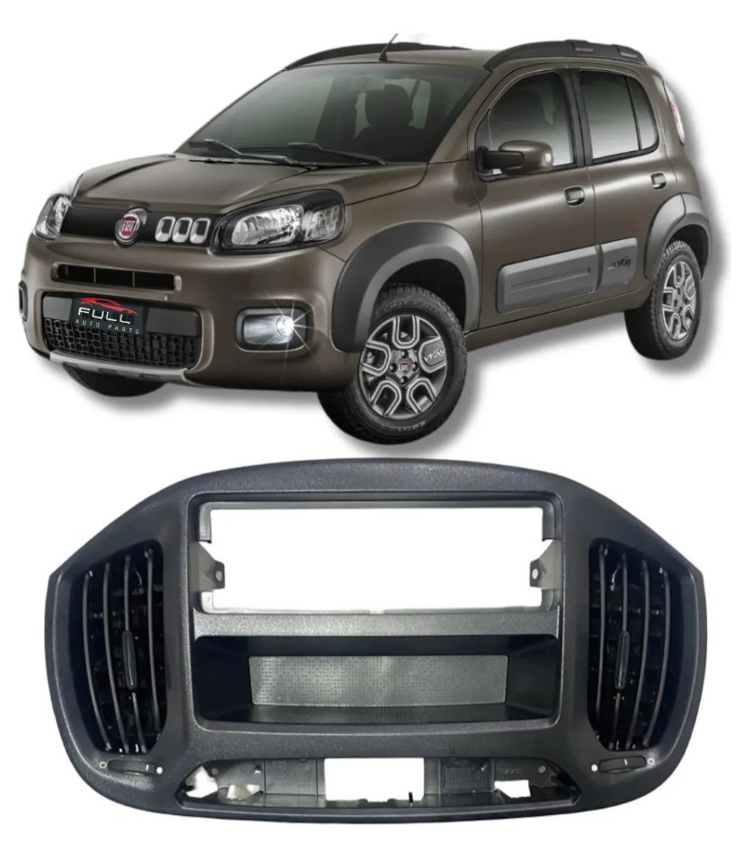 Difusor De Aire Panel Gris Fiat Novo Uno 2015/2018