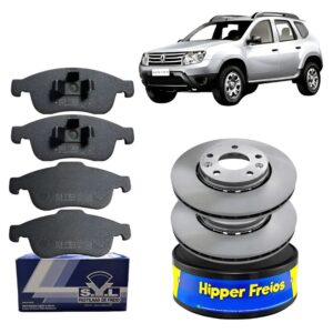 Kit Discos De Freno + Pastillas Duster 2.0 2011 a 2019