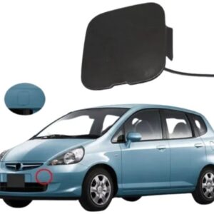 Cubierta negra para remolque de parachoques delantero, compatible con honda fit 2003 a 2008