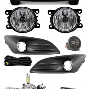 Kit Faros Milha Neblina Nuevo Fiesta 2013 A 2017 + Kit LED