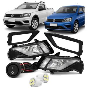 Kit Farol Milha Neblina Gol Voyage G8 2018 19 20 21 22 2023