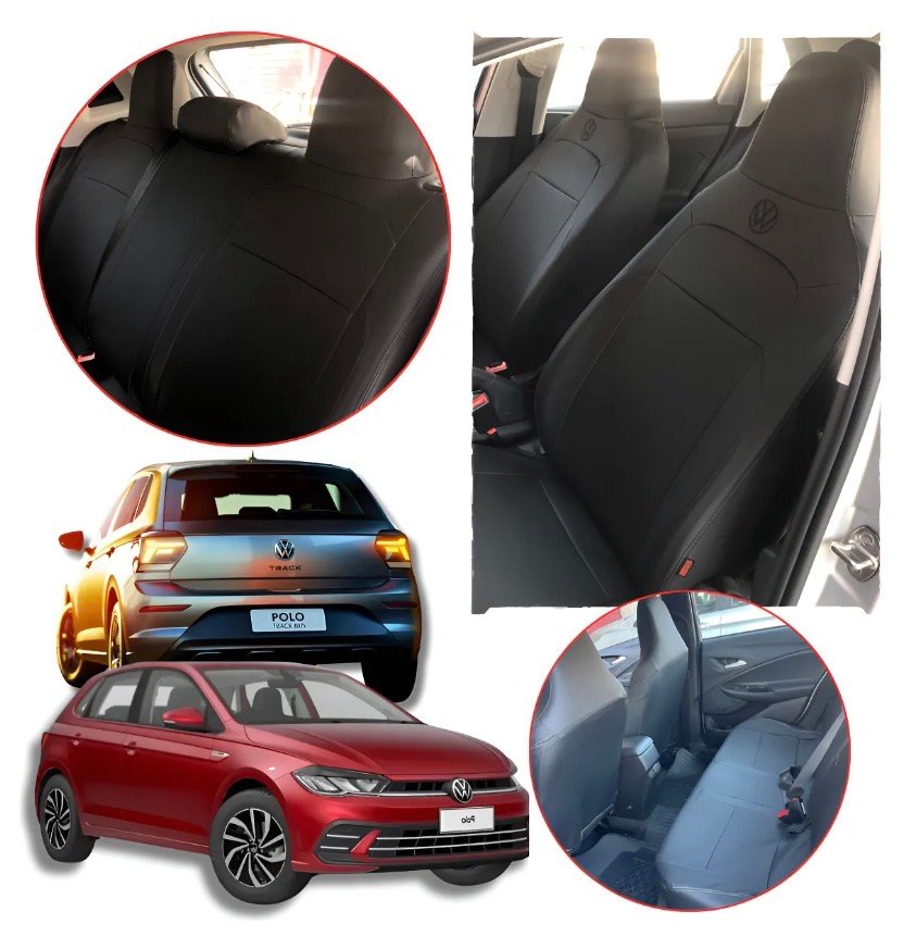 Fundas de asiento de cuero Polo Track hechas a medida 2023 2024 2025