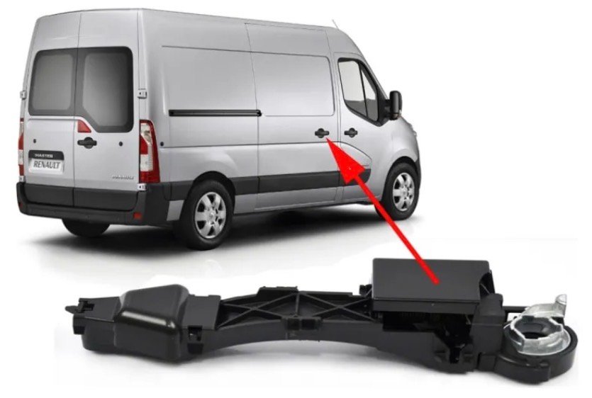 Base Maneta Exterior Puerta Trasera y Lateral Renaut Master 2013/2016