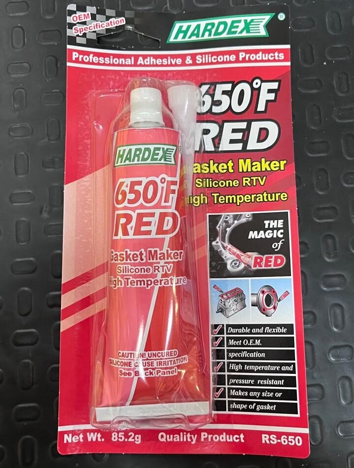 silicona de alta temperatura roja gris y negra