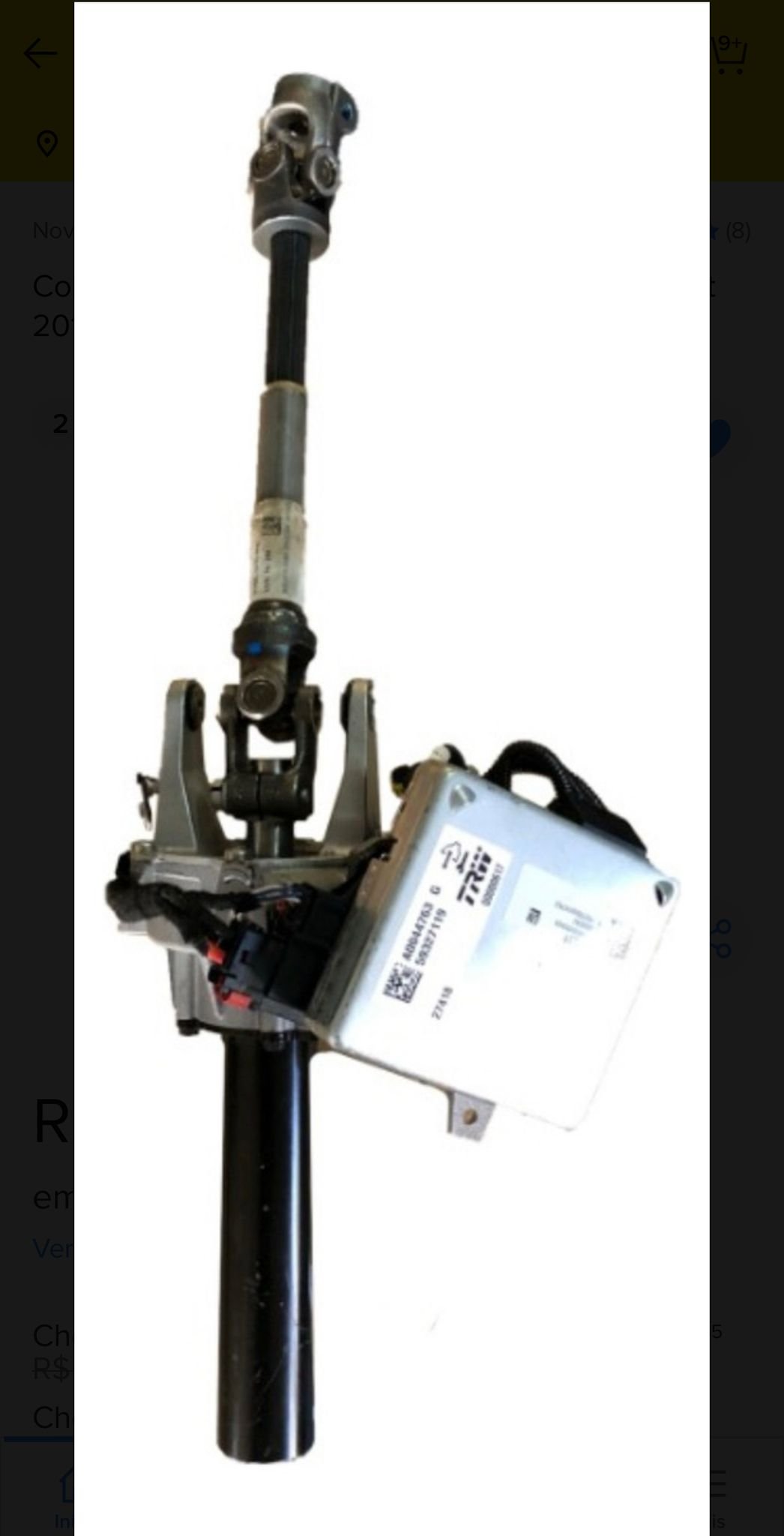 Columna De Direccion Electrica Con Modulo Onix/spin 1.8 A0047072 (Usado) - Imagem 3