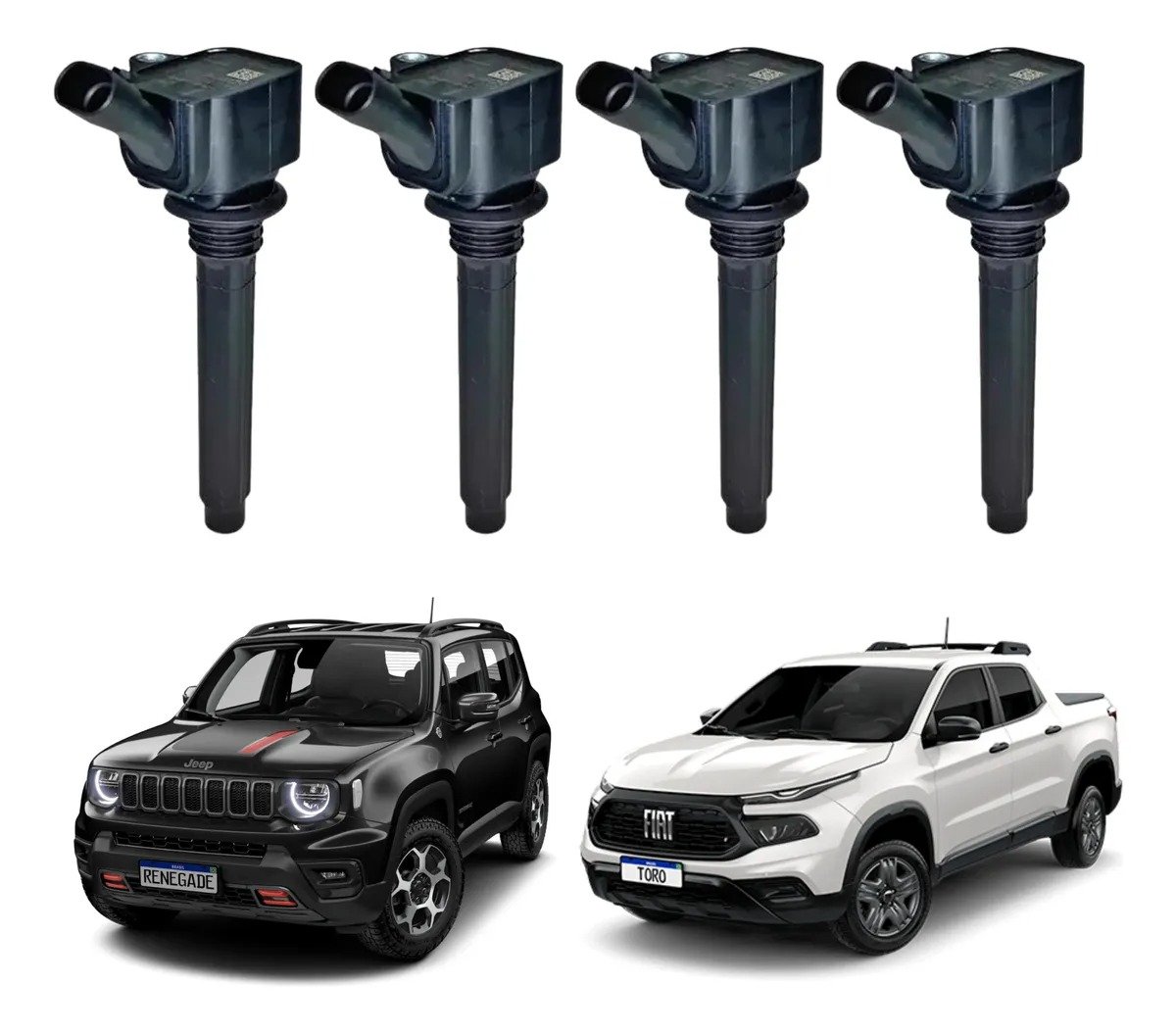 4 bobinas de encendido Toro Renegade Compass Flex Original Mopar