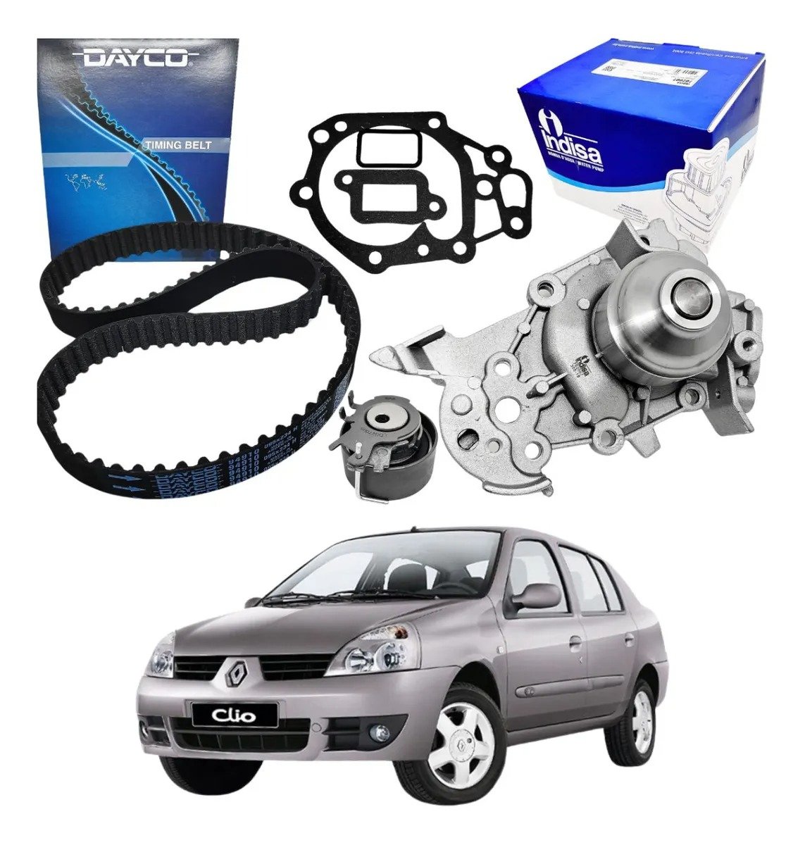 Kit Correa Distribución Bomba Agua Tensor Clio Kangoo 1.0 16v