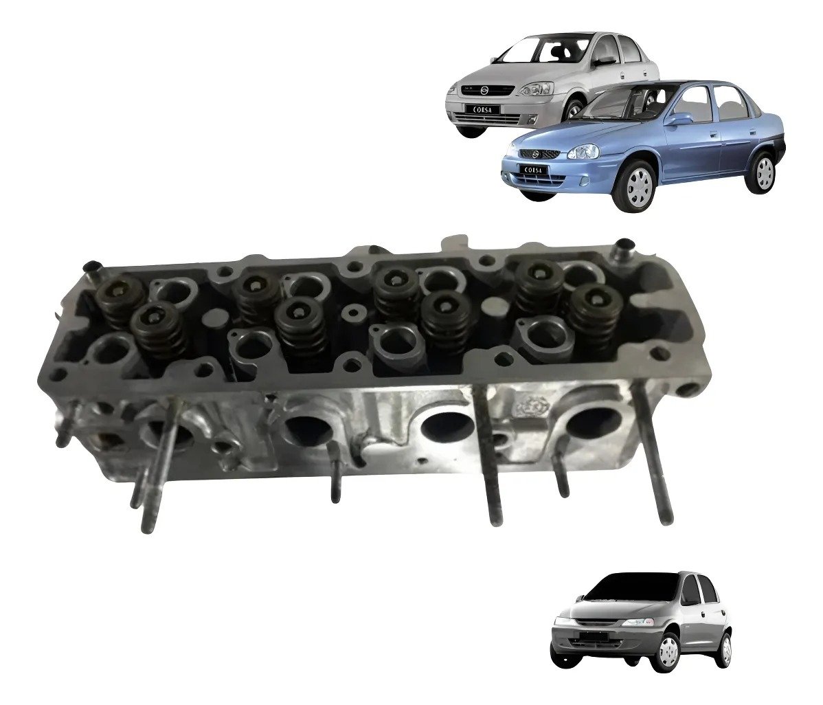 Tapa de cilindros Gm Celta Corsa 1.0 8v botadores Gruesos