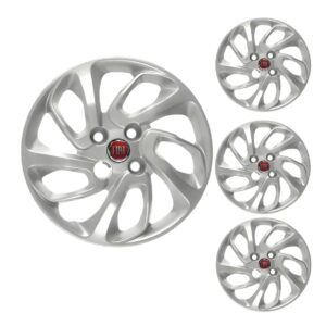 Juego Tazas de rueda Uno Attractive2015 2016 2017, plateado, 14