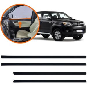 Juego de 4 Canaletas Internas Delanteras/Traseras Hilux 2005 a 2015 - Cinta