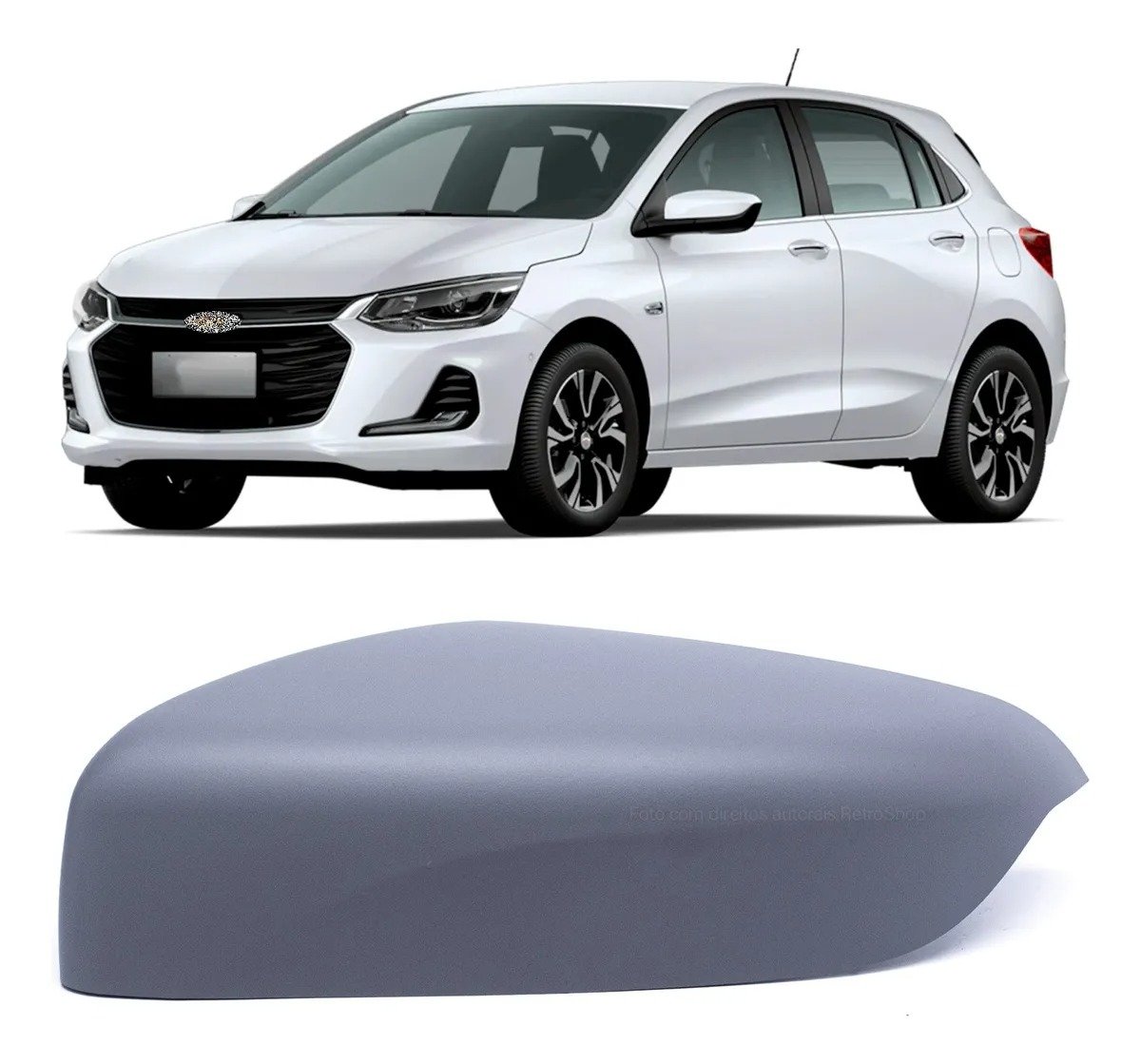 Capa Para Retrovisor Onix / Onix Plus De 2021 A 2025