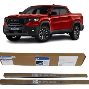 Kit protector de umbral de puerta con LED - Mopar - 50291167 Plata