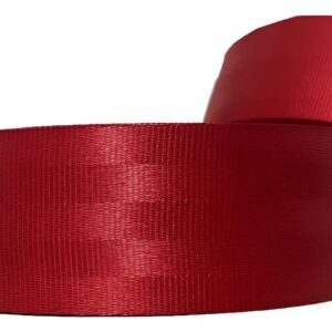 Cinta cinturón de seguridad roja para Audi, BMW, VW, Ford de 5 plazas