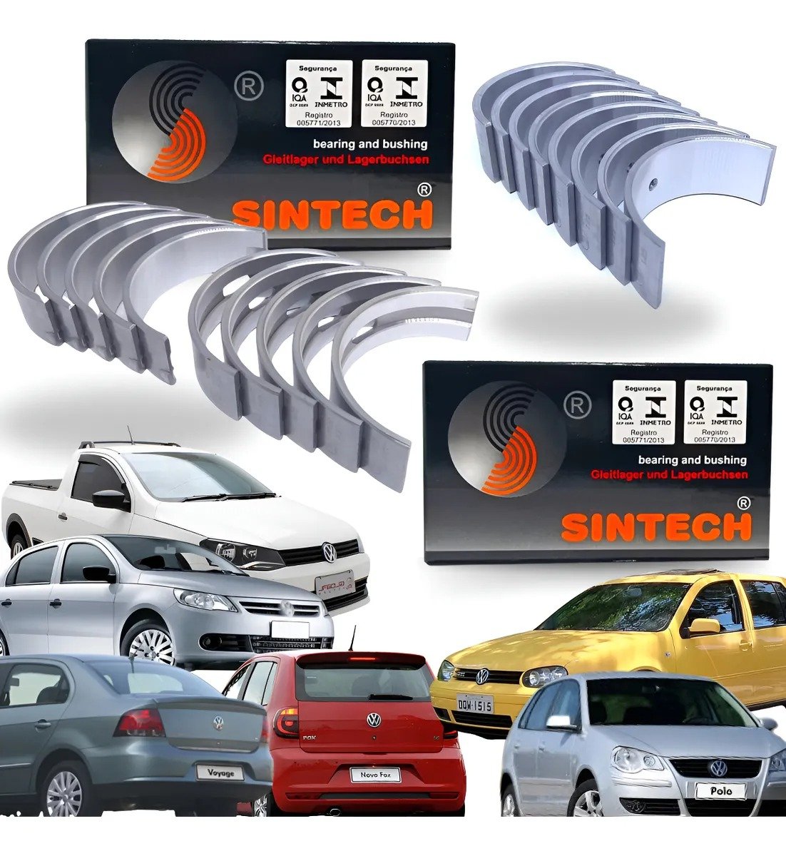 Kit Metales Biela Y Bancada Vw Gol Fox Voyage 1.6 8v Ea111