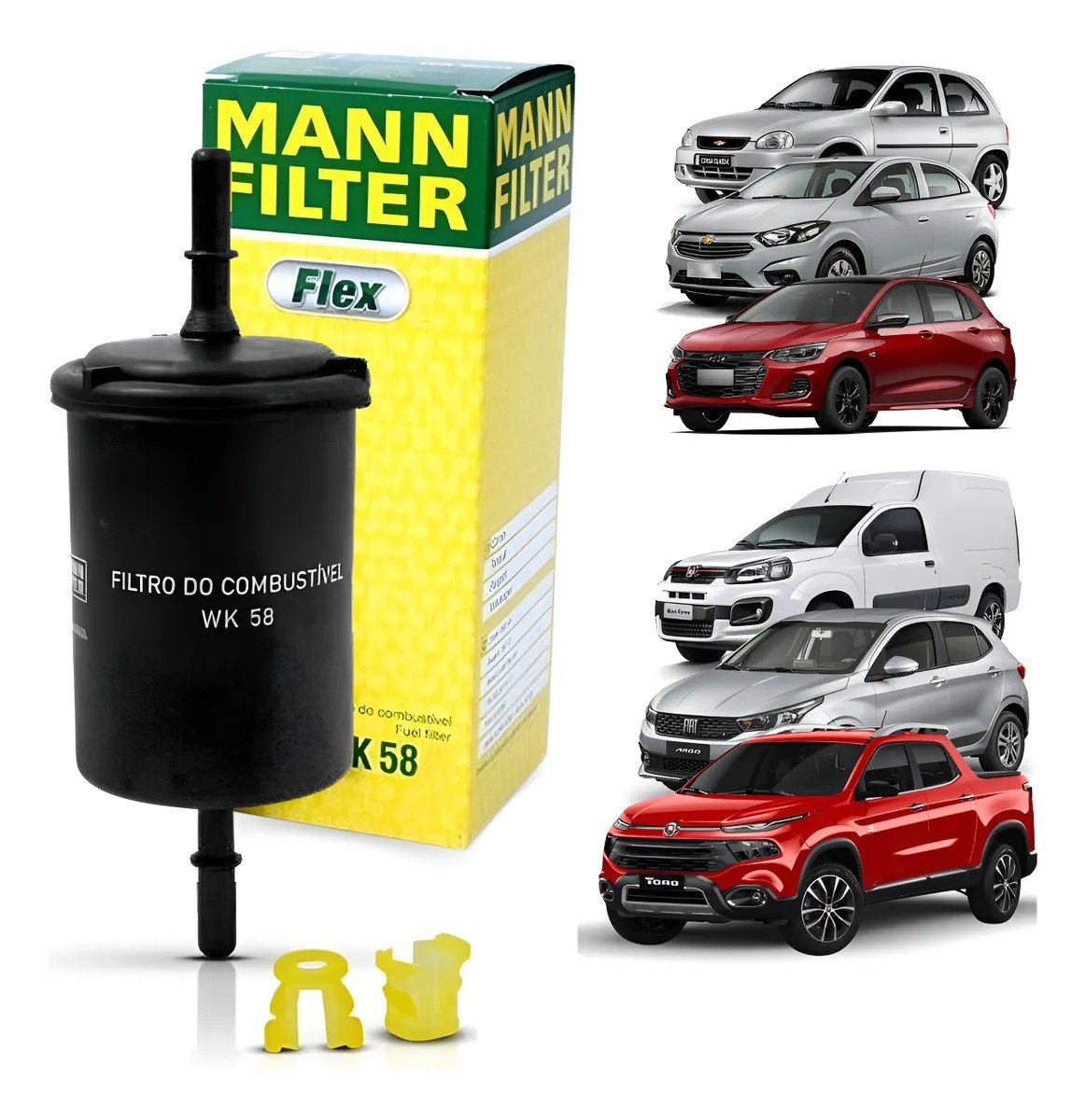 Bomba de combustible completa para Onix, Spin, Cobalt, Original Bosch - Imagem 2