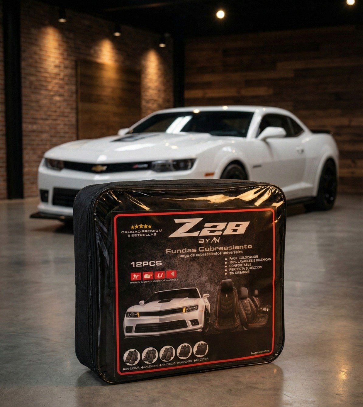 Fundas Cubreasiento Z28 AYN – Juego Universal Premium (12 Piezas)