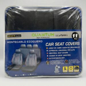 Cubreasientos Universales Quantum Montecarlo Ecocuero – Juego Completo Premium (11 Piezas)